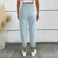 thumbnail image 5 of WILLBEST Womens Jeans Women's Solid Color Zipper Slacks with Angled Pockets Women Stretch Pants, 5 of 5