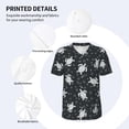 thumbnail image 3 of Rateoe Turtle Pattern Men’s Baseball Short Sleeve Polo Shirt, Midweight Men's Shirt Golf Shirt Polo Shirts Quick Dry Short-Large, 3 of 7