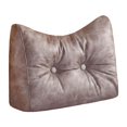 thumbnail image 3 of Almohada de Soporte Lumbar Adaptable Cojín Ergonómico para Respaldo en Sillón Almohada para Leer Y Descansar en Sofá Y Cama Fabricada en Tela Tecnológ Café gris, 3 of 8