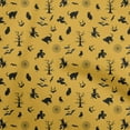 thumbnail image 1 of oneOone Viscose Jersey Gamboge Yellow Fabric Halloween Craft Projects Decor Fabric Printed By The Yard 60 Inch Wide, 1 of 4