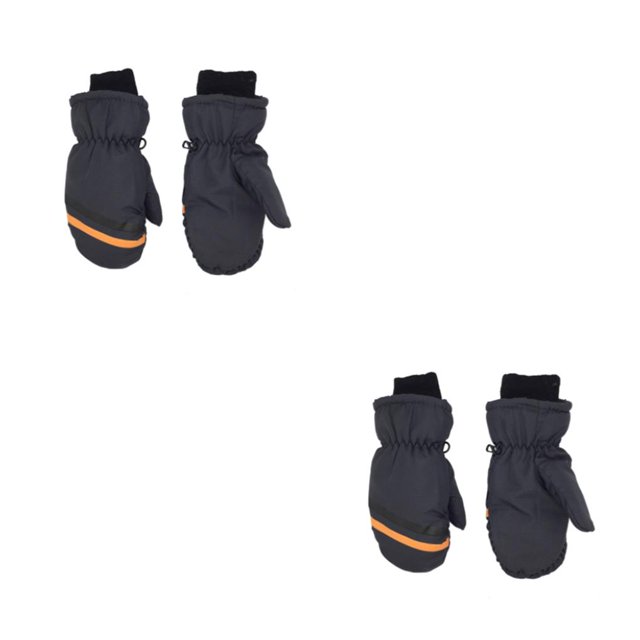Naiovety 1 par de manoplas para niños, resistentes al agua para el invierno, para niños, diseño geométrico fácil de combinar, diseño Type6 NO6