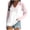 Pink, variant on WREESH Womens Fashion T-Shirts Casual V Neck Color Block Pullover Top Loose Fit Raglan Long Sleeve Tops Ladies Loose Tops Casual Patchwork T-Shirts Blouse Hot Pink