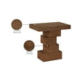 thumbnail image 2 of Meridian Furniture Westmount Walnut End Table, 2 of 7