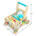 thumbnail image 6 of Melissa & Doug Wooden Shape Sorting Grocery Cart Push Toy and Puzzles (16 Pieces), 6 of 10