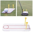 thumbnail image 4 of Columpio de Golf, práctica recta, Putting de Golf, espejo pequeño, alineación de líneas de ojos, ayuda de entrenamiento, entrenador de Swing, accesorios de ayuda para entrenamiento de Golf, 4 of 8