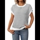 thumbnail image 1 of Suéter Informal de Rayas con Mangas y Bloques de Color, , Talla L, 1 of 9