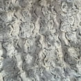 thumbnail image 2 of Plutus Brands Plutus Silver Wild Rabbit Faux Fur Luxury Throw Blanket, 60L x 90W, 2 of 3