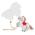 thumbnail image 2 of GOOHOCHY adorables broches de caballo de peluche: accesorios de animales para bolsos, bufandas, ropa y decoración. Material para crear broches., 2 of 8