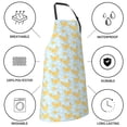 thumbnail image 5 of Goofa Roosters Printed Waterproof Apron 33" Chef Aprons for Men Heavy Duty Chemical Work Apron Adjustable Bib Apron, 5 of 9