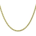 thumbnail image 2 of Solid 10k Yellow Gold 3.2mm Diamond-cut Rope Chain - 18", 2 of 8