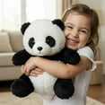 thumbnail image 5 of The Pandy — Emotional Healing on Demand, The Pandy2.0, Realistic Panda Plush, First Plushtoy That Hugs You Back, Ultra-Soft Fur and Comforting Weight, Washable (15cm/5.91Inches), 5 of 9