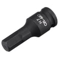 thumbnail image 1 of Unique Bargains 7mm Impact Hex Bit Socket, 1/4' Square Drive 35mm Length CR-MO Metric Sizes, 1 of 5