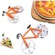 thumbnail image 3 of Divertida Rueda de Pizza Rueda de Pizza Cortadora de Pizza Novedad Cortadora de Rueda de Pizza Cortadora de Rueda de Pizza de Acero Inoxidable Antideslizante para Pizza Waffles Pan, 3 of 5