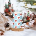 thumbnail image 2 of Yayeee Flameless Candles with Remote Flickering Battery Operated Multi Color Changing, Light Blue Checkered Heart, 2 of 7
