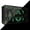 Glow in Dark - Totem of Kingdom Black, variant on eXtremeRate Transparent Atomic Purple Custom Faceplate for Nintendo Switch Charging Dock, Soft Touch Grip DIY Replacement Housing Shell for Nintendo Switch Dock - Dock NOT Included