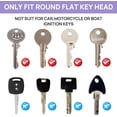 thumbnail image 2 of 80pcs Key Covers Key Caps - Key Tags Silicone Key Cover Key Identifiers Cute Key Accessories in 8 Assorted Colors, 2 of 5