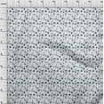 thumbnail image 3 of oneOone Velvet White Fabric Florals Dress Material Fabric Print Fabric By The Yard 58 Inch Wide, 3 of 5