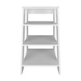 thumbnail image 7 of Linen Cabinet 29.7"H, Four Shelves, Vertical, White White + Solid Wood+MDF + Engineered Wood, 7 of 7