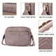 thumbnail image 4 of Bandolera BOSTANTEN acolchada de piel vegana morada para mujer, 4 of 6