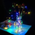 thumbnail image 4 of 20 Pack Fairy Lights Battery Operated 6.5FT 20 LED Mini String Lights Waterproof Silver Wire Firefly Starry Lights for Mason Jars DIY Wedding Party Christmas Valentines Day,  Multicolor, 4 of 8