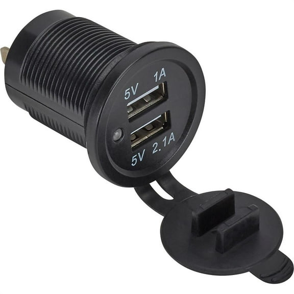 12V Dual USB Charger Port