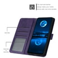 thumbnail image 4 of Designed for Samsung Galaxy A03s Case Wallet, Men Women Flip Folio Cover with PU Leather Stand Credit Card Holders Slots Wrist Strap Soft TPU Inner Phone Case for Galaxy A03s, Purple, 4 of 8