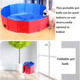 thumbnail image 4 of Piscina plegable para perros de tela flocada (roja) Sailing Electrónica, 4 of 5
