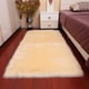 thumbnail image 5 of Alfombra de felpa de imitación de lana gruesa de color blanco con puntos, para dormitorio, ventana salediza, sala de estar, mesa de centro, 5 of 6