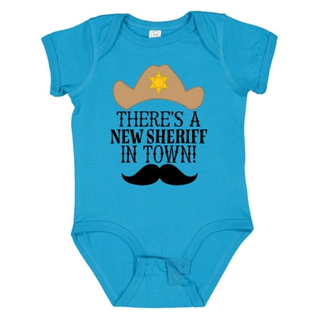 

Inktastic New Sheriff in Town Boys Gift Baby Boy Bodysuit