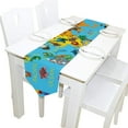 thumbnail image 5 of Coolnut 13"x70" Table Runner, World Animals Plasticine Map Washable Table Cloth Runner for Holiday Home Wedding Table Top Decoration, 5 of 5