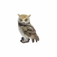 thumbnail image 1 of Estatua de búho de resina para decoración de jardín, figura realista de animal, 1 of 1