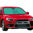 thumbnail image 2 of XMXY Car Sun Shade Windshield, Eat Sleep Game Repeat Slogan Cartoon Pattern Green Automotive Front Window Sun Visor for Cars SUV Trucks, Medium Size, 2 of 8