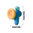 thumbnail image 2 of Fun Summer Animal Trumpet Water Squirter Collection, Dinosaur Bear Duck Shape Water Blaster Toys, Colorful Summer Outdoor Beach Pool Water Play Toys Orange, 2 of 5