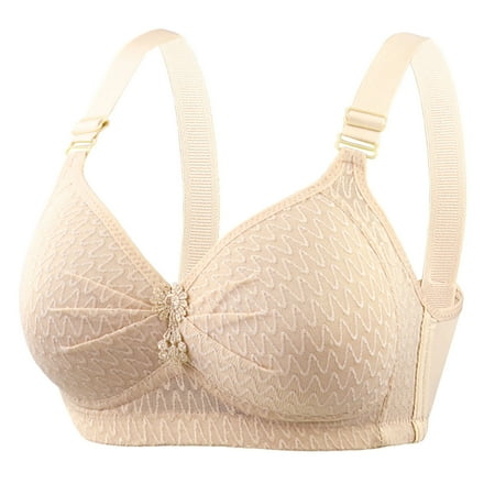 Xdegoge Clearance Under 5.00 High Impact Sports Bras for Women Push Up No Wire Bras Lounge Full Coverage Bras Adjustable Strap Everyday Bras Workout Running Sports Bra Clearance Clothes Under $5.00
