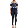 thumbnail image 2 of No Boundaries Juniors’ Off-the-Shoulder Woven Top, 2 of 6
