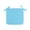 Sky Blue, variant on Square Chair Cushions, Enhanced Anti-Slip Breathable Small Chair Seat Pad, Waterproof Bistro Seat Cushion with Ties, Non Slip Square Stool Chair Pads Chair Seat Pad, Square Stool Chair Pads Stool