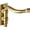 Gold, variant on Blackout Curtain rod for windows 48 to 84, 5/8 in Wrap Around Curtain Rods for Bedroom, Living Room, Adjustable from 30 to 86 Inches, Matte Black