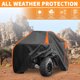 thumbnail image 3 of Cubierta para ATV para Can-am OUTLANDER MAX XT DPS/XT-P Impermeable 4 Ruedas Cubierta Cuadrada Protección Almacenamiento Sol Lluvia 210D-PU Negra 240x122x135cm/94.5x48x53.2in, 3 of 6
