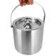thumbnail image 3 of Cubo de hielo de doble pared, cubo de hielo de acero inoxidable, cubo de hielo para cerveza, cubo de hielo con tapa, tecnología de vanguardia, 3 of 8