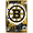 Gold Framed Version, variant on NHL Boston Bruins - Maximalist Logo 23 Wall Poster with Push Pins, 22.375" x 34"