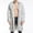 Gray, variant on Lolmot Men's Faux Fox-Fur' Coat Jacket Winter Warm Thick Coat Outwear Turn-Down Collar Long Jackets Parka Overcoat
