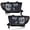Smoke Lens Black Housing Amber Reflector, variant on PIT66 Headlights Bumper Headlamps Fit for 2007-2013 Toyota Tundra/2008-2017 Toyota Sequoia Left & Right Smoke Lens Black Housing Amber Reflector