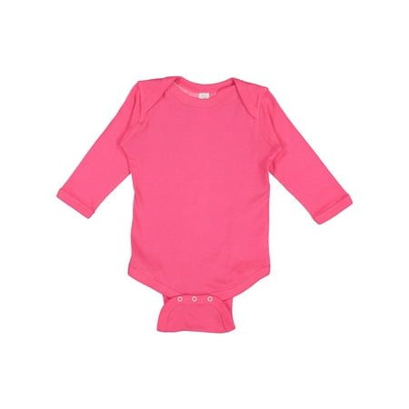 Rabbit Skins - Infant Long Sleeve Baby Rib Bodysuit - MOM