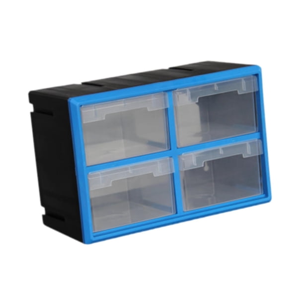 Organizador de cajones para guardar cosas, ideal para el garaje, el baño o el álbum de recortes. 4 cajones