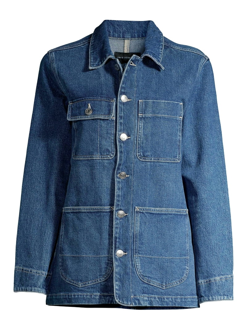 美品　DOUBLE RL FREMONT DENIM BARN JACKET Free Assembly Women's Classic Oversized Denim Barn Jacket