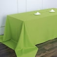 thumbnail image 6 of BalsaCircle 10 Pieces 90" x 156" Apple Green Rectangle Polyester Tablecloths Table Linen, 6 of 8