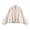 Beige, variant on Women Long Sleeve Collared Button Front Cropped Twill Shacket Regular Fit Chest Pocket Short Cargo Shirt Jacket Mid Weight Wrinkle Resistant Casual Transitional Layering