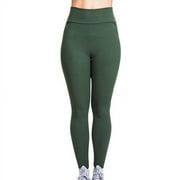 Chbgutlmr Leggings for Women High Waist Slim Gym Workout Yoga Pants Solid Color Sports Running Trousers