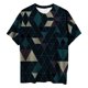 thumbnail image 4 of Blusa informal de manga corta con estampado geométrico de manga corta para mujer Fridja  gope2793, 4 of 6