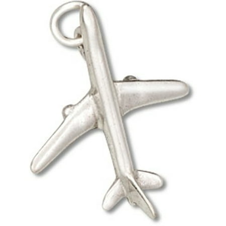 767 300 Airplane - Sterling Silver 16